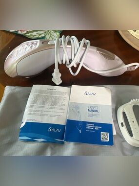 Pink Handheld Garment Steamer and Iron